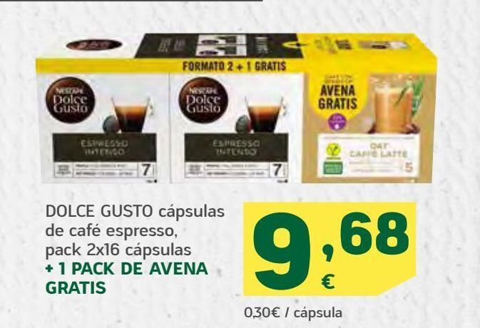 Nuevo! Pack vegetal x36 cápsulas Dolce Gusto - Avena, Almendra, Coconu –  Capsulandia