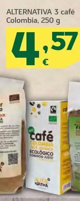 HiperDino Alternativa 3 café colombia, 250 g oferta