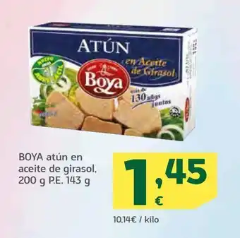 HiperDino Atún en aceite de girasol, 200 g, boya oferta