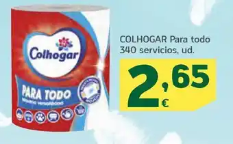 HiperDino Para todo 340 servicios, ud, colhogar oferta