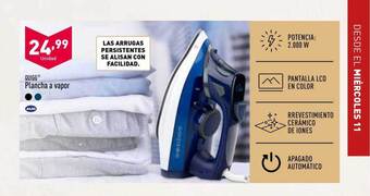 ALDI Quigg Plancha A Vapor oferta