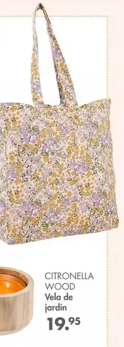 Casa Citronella Wood Vela De Jardín oferta