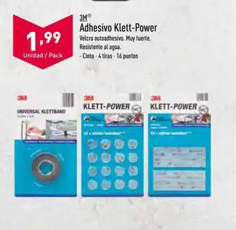 ALDI 3m Adhesivo Klett-power oferta