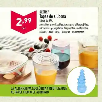 ALDI Quittin Tapas De Silicona oferta