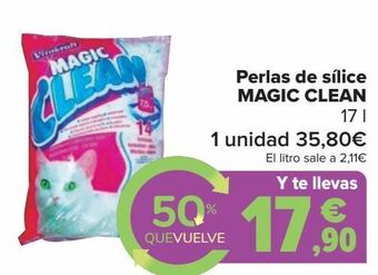 Carrefour Perlas de sílice magic clean oferta