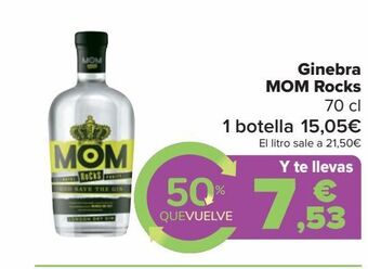 Carrefour Ginebra mom rocks oferta