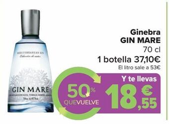 Carrefour Ginebra gin mare oferta