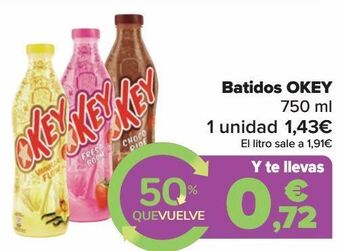 Carrefour Batidos okey oferta
