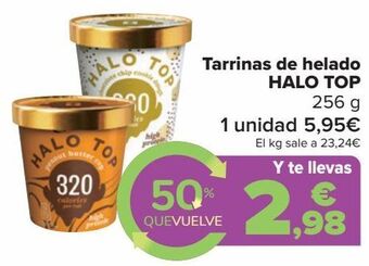 Carrefour Tarrinas de helado halo top oferta