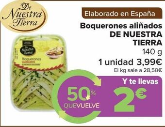 Carrefour Boquerones aliñados de nuestra tierra oferta