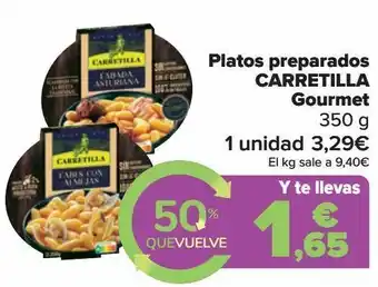 Carrefour Platos preparados carretilla gourmet oferta