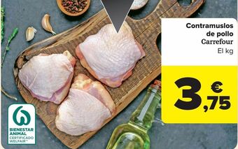 Carrefour Contramuslos de pollo carrefour oferta