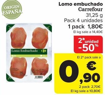 Carrefour Lomo embuchado carrefour oferta