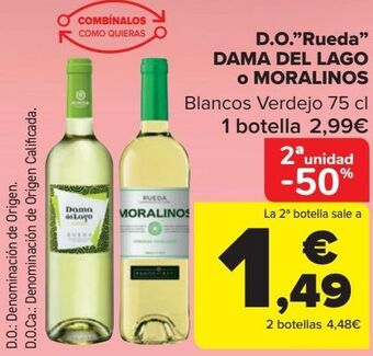 Carrefour D.o. ''rueda'' dama del lago o moralinos oferta