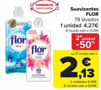 Carrefour Suavizantes flor oferta