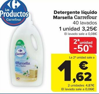 Carrefour Detergente líquido marsella carrefour oferta