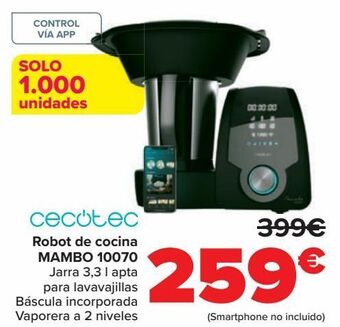 Carrefour Cecotec robot de cocina mambo 10070 oferta