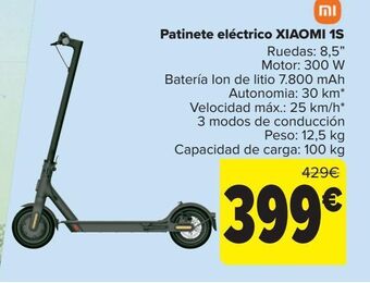 Carrefour Patinete eléctrico xiaomi 1s oferta