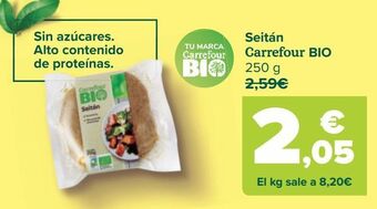 Carrefour Seitán carrefour bio oferta