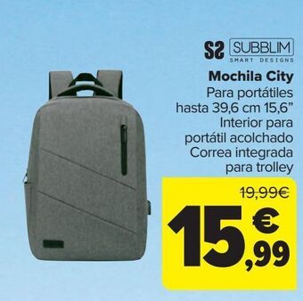 Carrefour Mochila city oferta