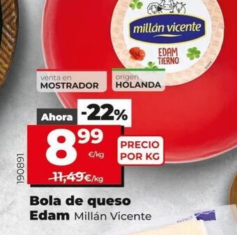 Maxi Dia Queso edam millán vicente oferta