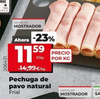 Maxi Dia Pechuga de pavo frial oferta