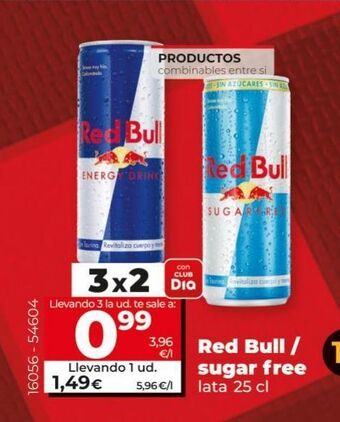 Maxi Dia Bebida energética red bull oferta