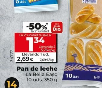 Maxi Dia Pan de leche la bella easo oferta
