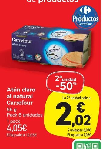 Carrefour Market Atún claro al natural carrefour oferta