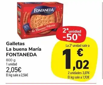 Carrefour Market Galletas la buena maría fontaneda oferta