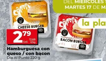 La Plaza de DIA Hamburguesas oferta