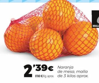 Supermercados Lupa Naranjas de mesa oferta