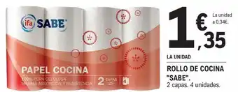 E.Leclerc Papel de cocina ifa sabe oferta