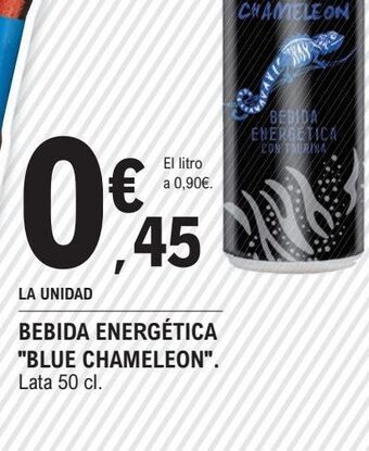 E.Leclerc Bebida energética blue chameleon oferta