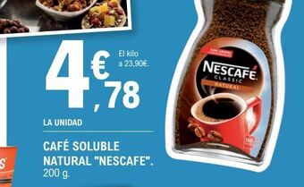 E.Leclerc Café soluble nescafé oferta