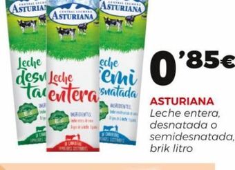 Supermercados Lupa Leche entera central lechera asturiana oferta