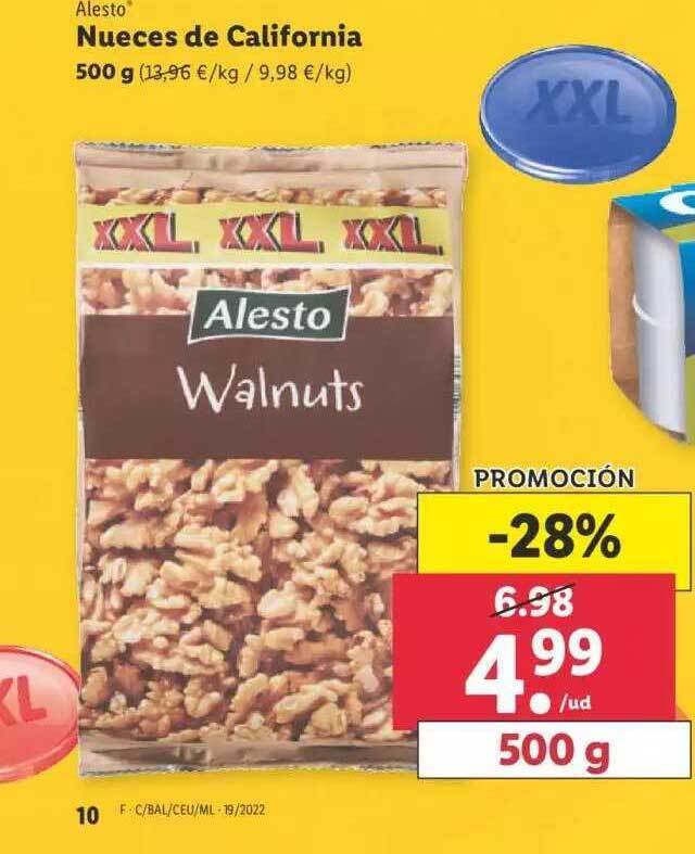 El precio y las condiciones de Lidl están en el catálogo o el sitio web que  dirigen.