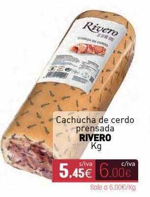 Cuevas Cash Cachucha De Cerdo Prensada Rivero oferta