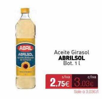 Cuevas Cash Aceite Girasol Abrilsol oferta