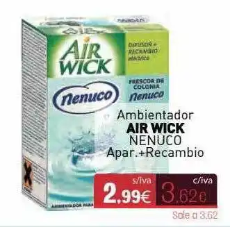 Cuevas Cash Ambientador Air Wick oferta