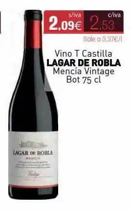 Cuevas Cash Vino T Castilla Lagar De Robla oferta
