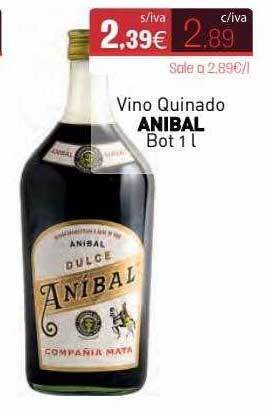 Cuevas Cash Vino Quinado Anibal oferta