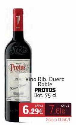Cuevas Cash Vino Rib Duero Roble Protos oferta