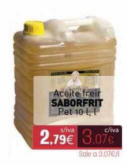 Cuevas Cash Aceite Freir Saborfrit oferta