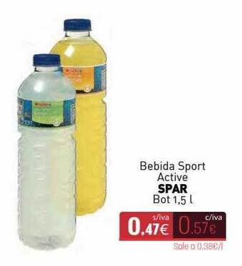 Cuevas Cash Bebida Sport Active Spar oferta