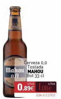 Cuevas Cash Cerveza Tostada Mahou oferta
