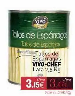 Cuevas Cash Tallos De Espárragos oferta
