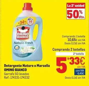 Makro Detergente Nature O Marsella Omino Bianco oferta