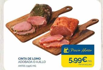 Supermercados La Despensa Cinta De Lomo oferta