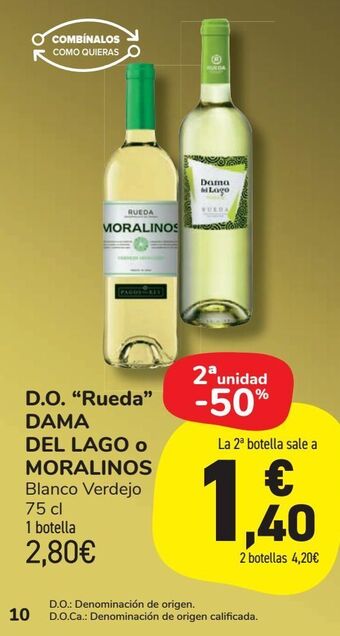 Carrefour Market D.o. ''rueda'' dama del lago o moralinos oferta